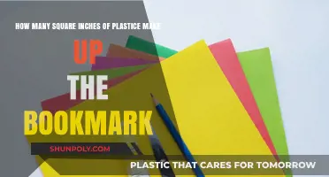 Calculating the Plastic Square Inches in a Standard Bookmark