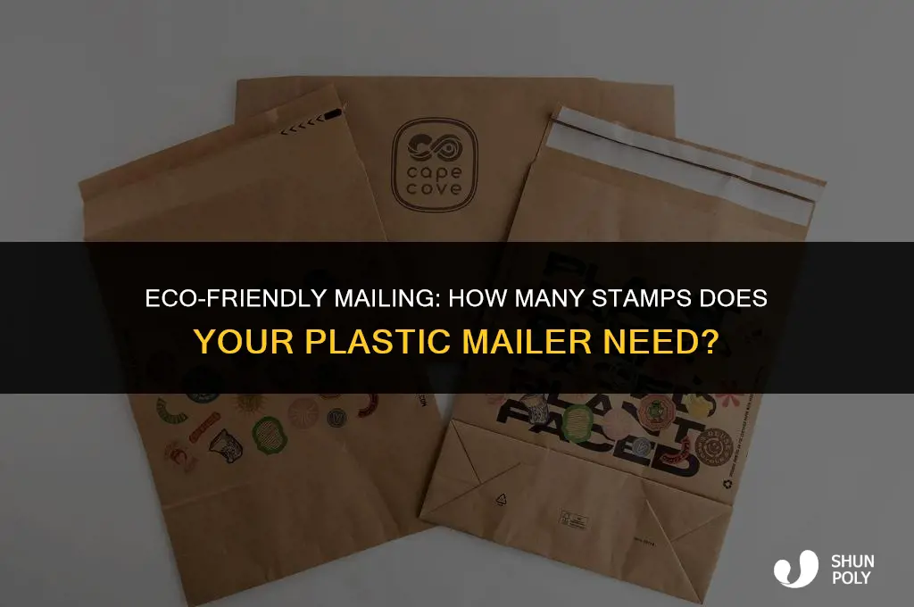 how many stamps plastic mailer