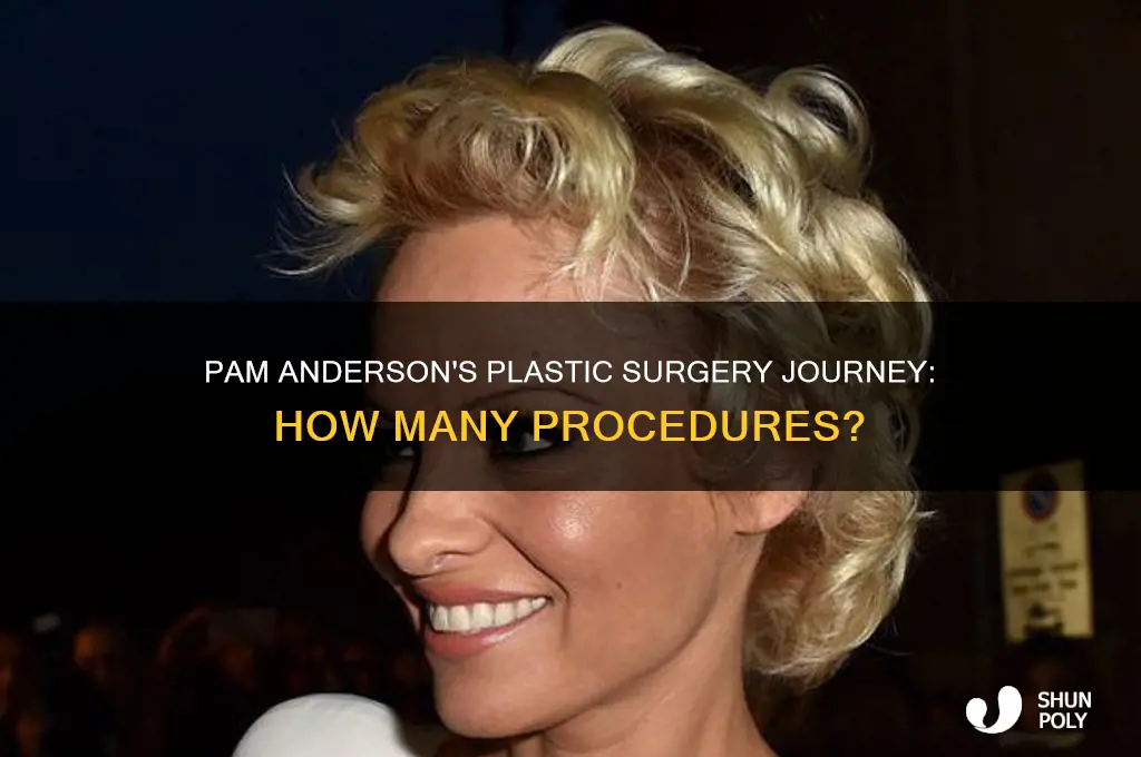 how many time pam anderson got plastic surgery