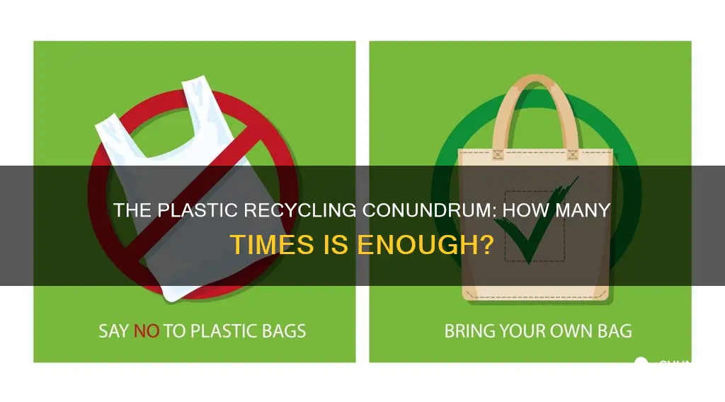 how many times plastic recycle