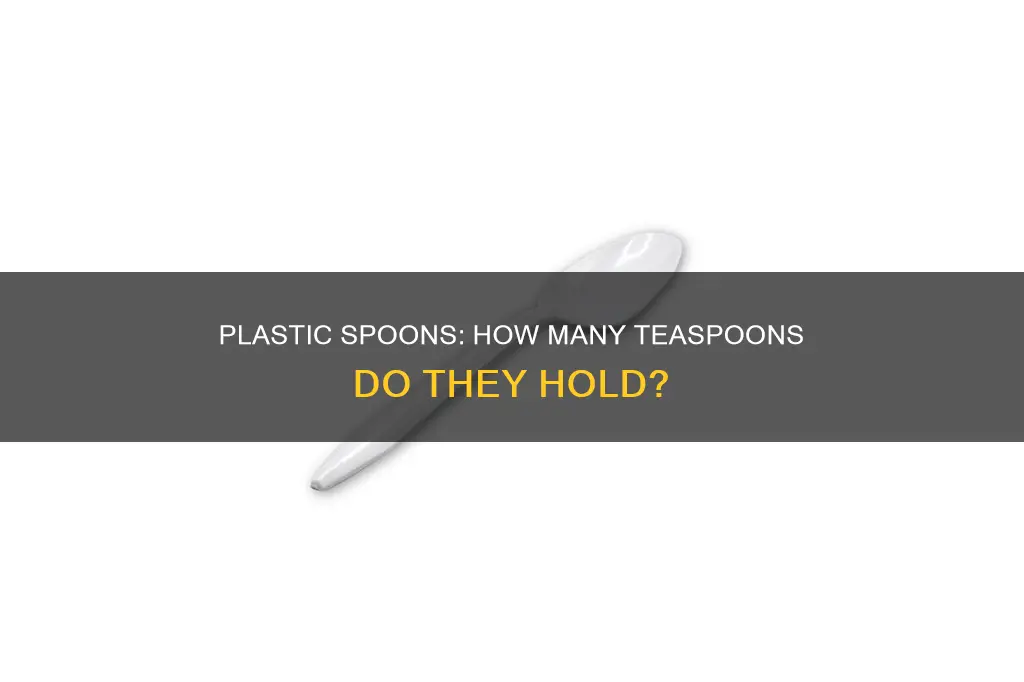 how many tsp is a plastic spoon
