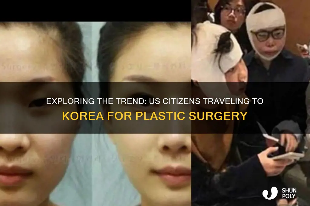 how many us citizens go to korea for plastic surgery
