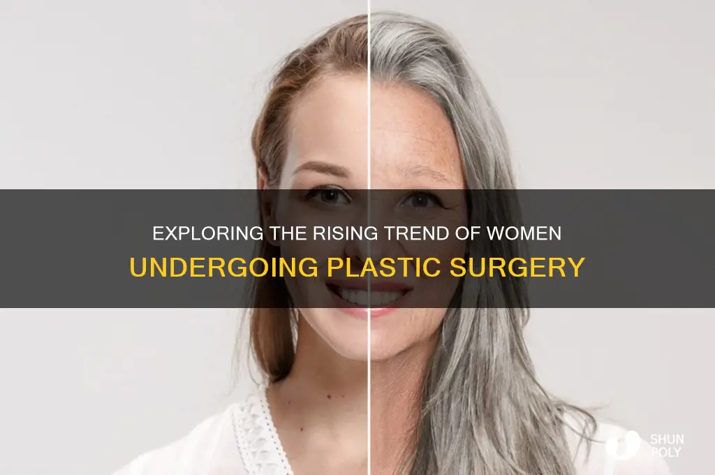 how many women get plastic surgery