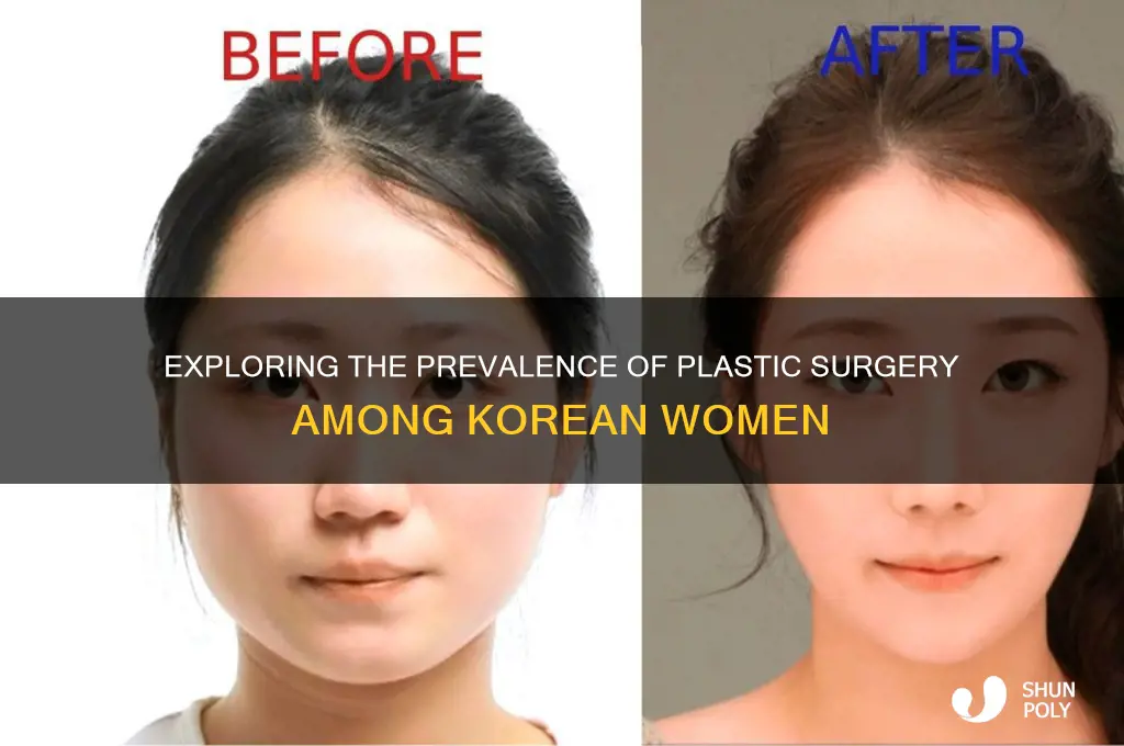 how many women in korea have had plastic surgery