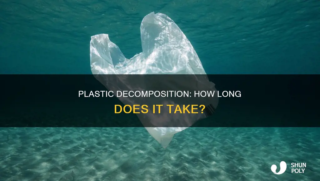 how many years a plastic decompose