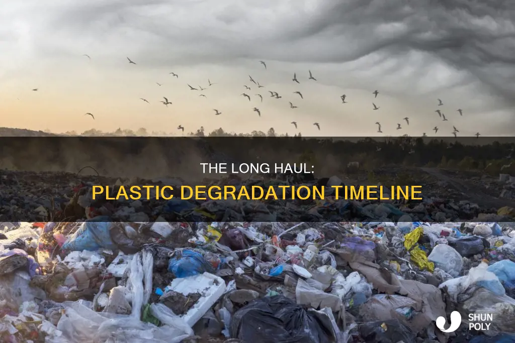 how many years for plastic to degrade