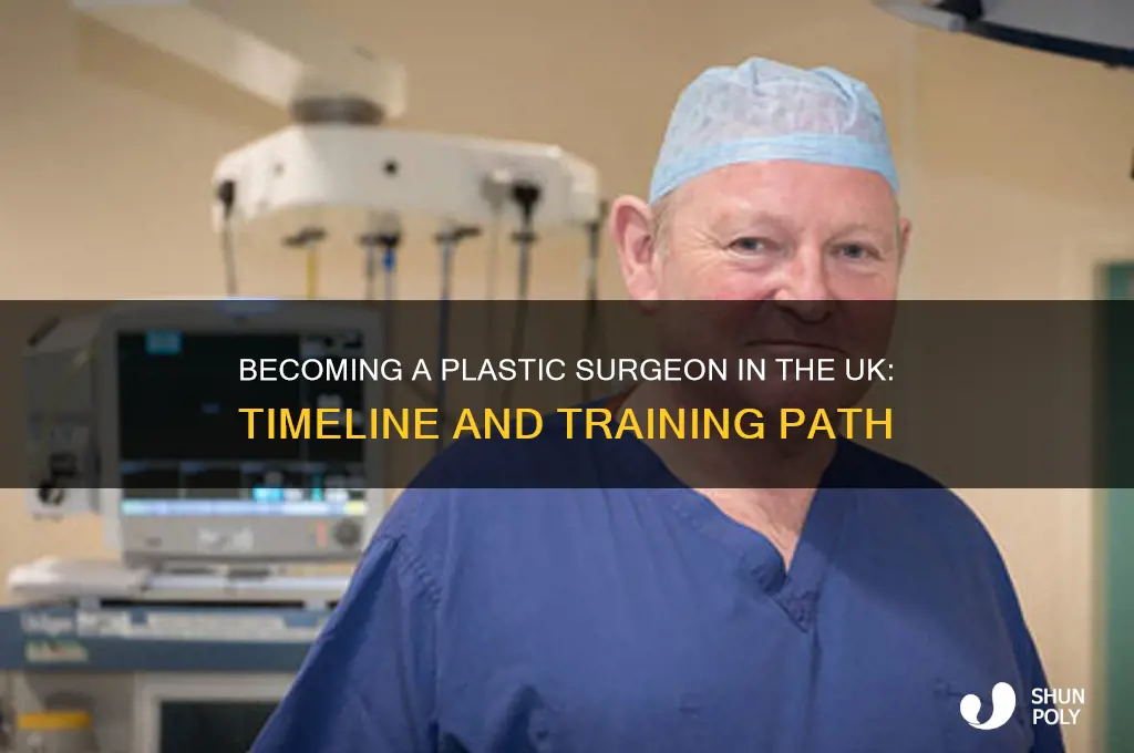 how many years to become a plastic surgeon in uk