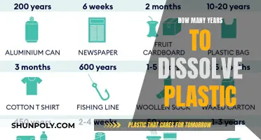 Plastic's Long Goodbye: Years to Dissolve