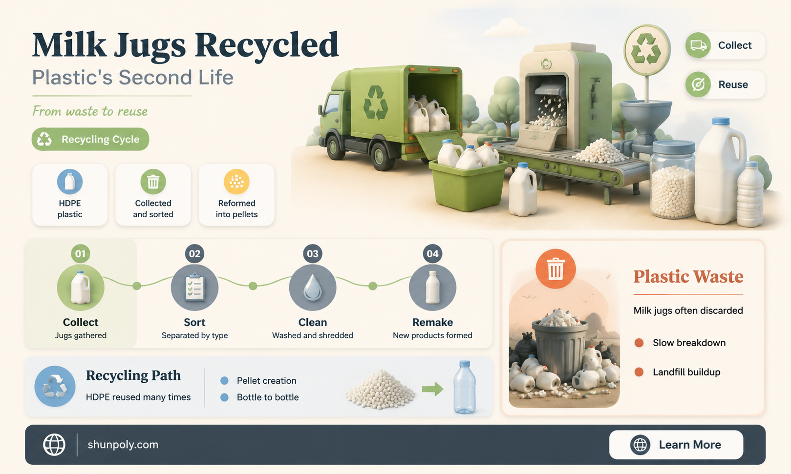 are plastic milk jugs recyclable