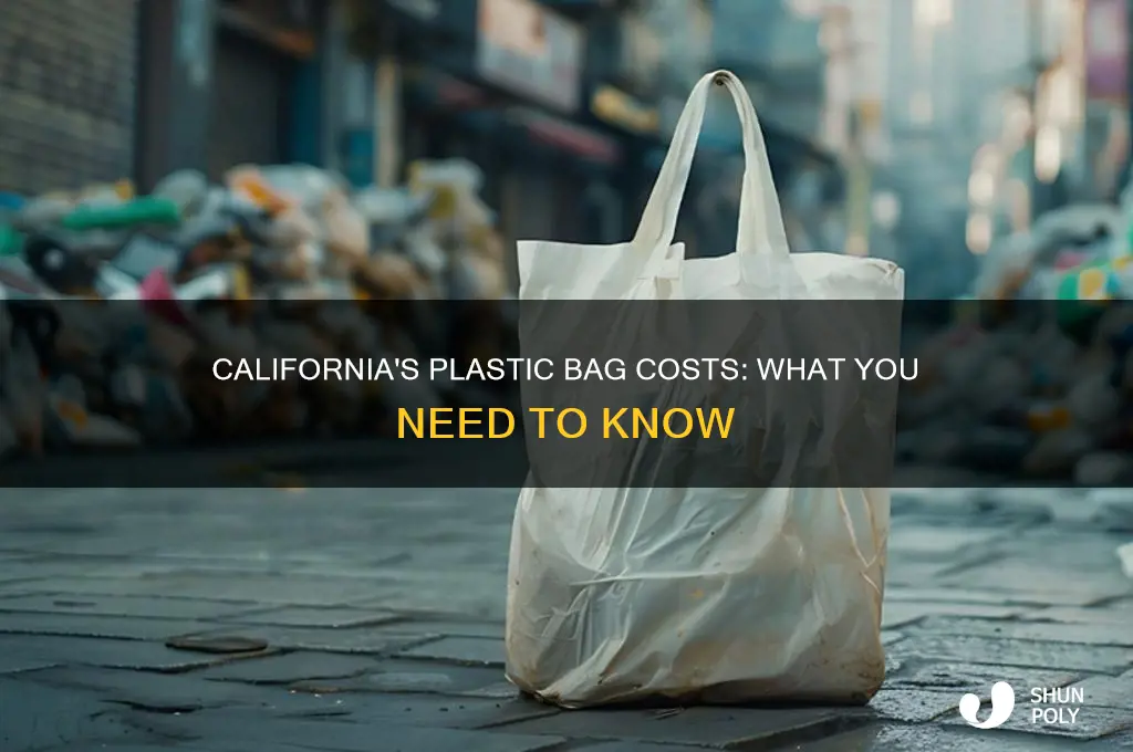 how much are plastic bags in california