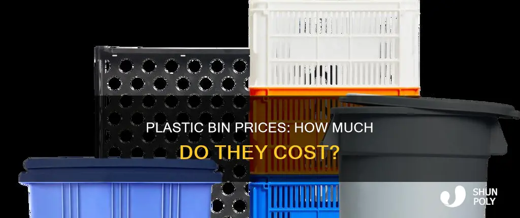 how much are plastic bins usually