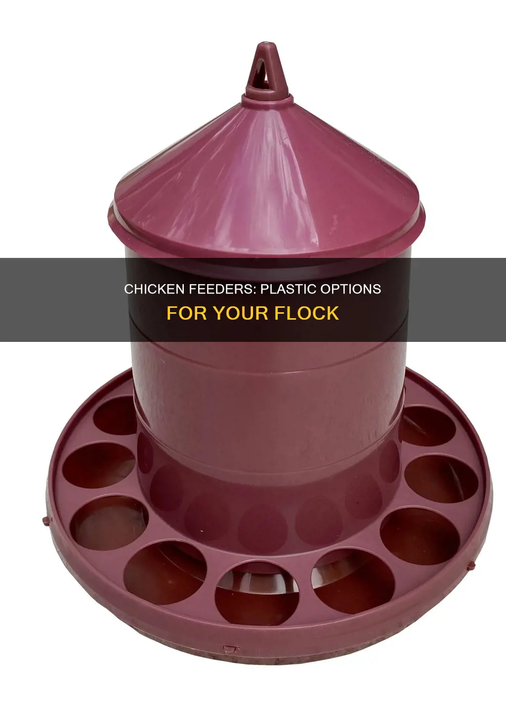 how much are plastic chicken feeders