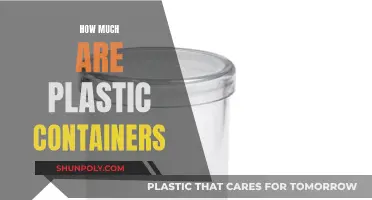 Cost of Plastic Containers: How Much Do They Cost?