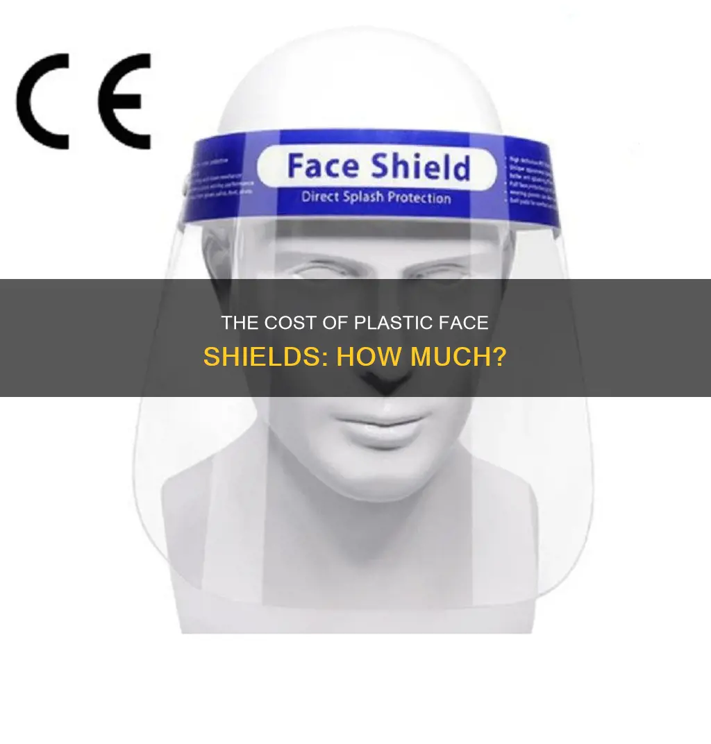 how much are plastic face shields