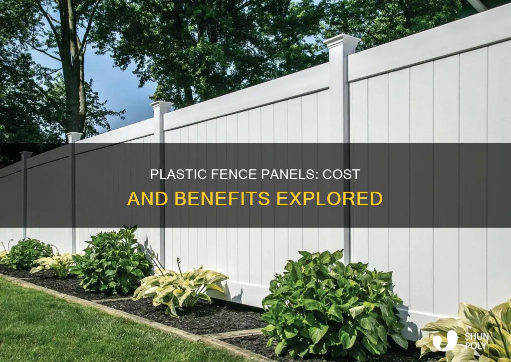 how much are plastic fence panels