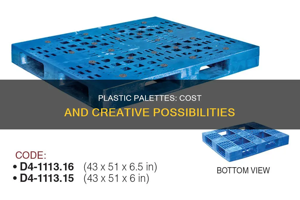 how much are plastic palette