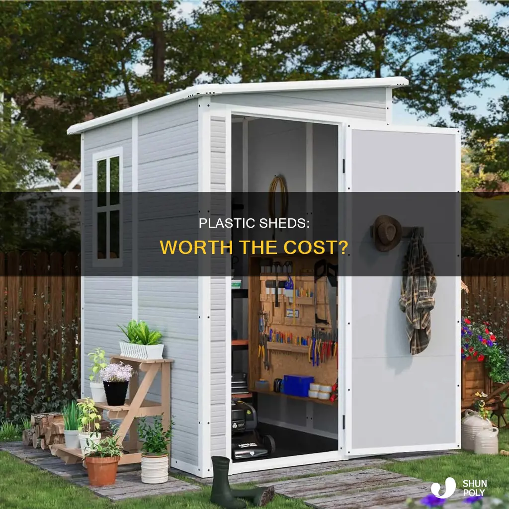 how much are plastic sheds