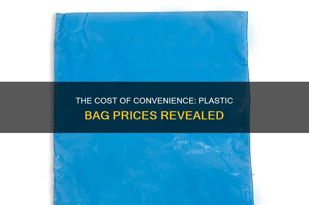 how much are they charging for 1 plastic bags