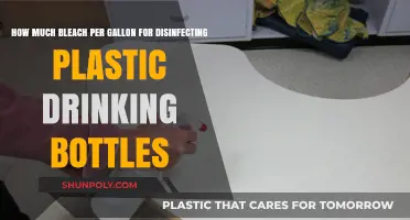 Disinfecting Plastic Bottles: Bleach-to-Water Ratio for Safe Cleaning