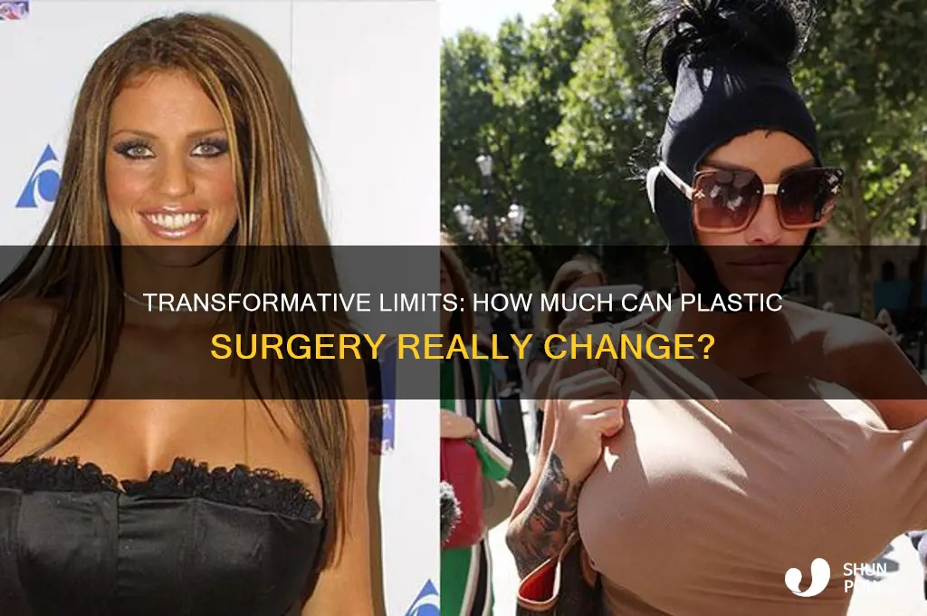 how much can plastic surgery change