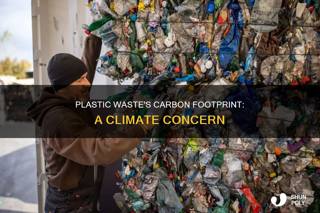 how much carbon is emitted from plastic waste