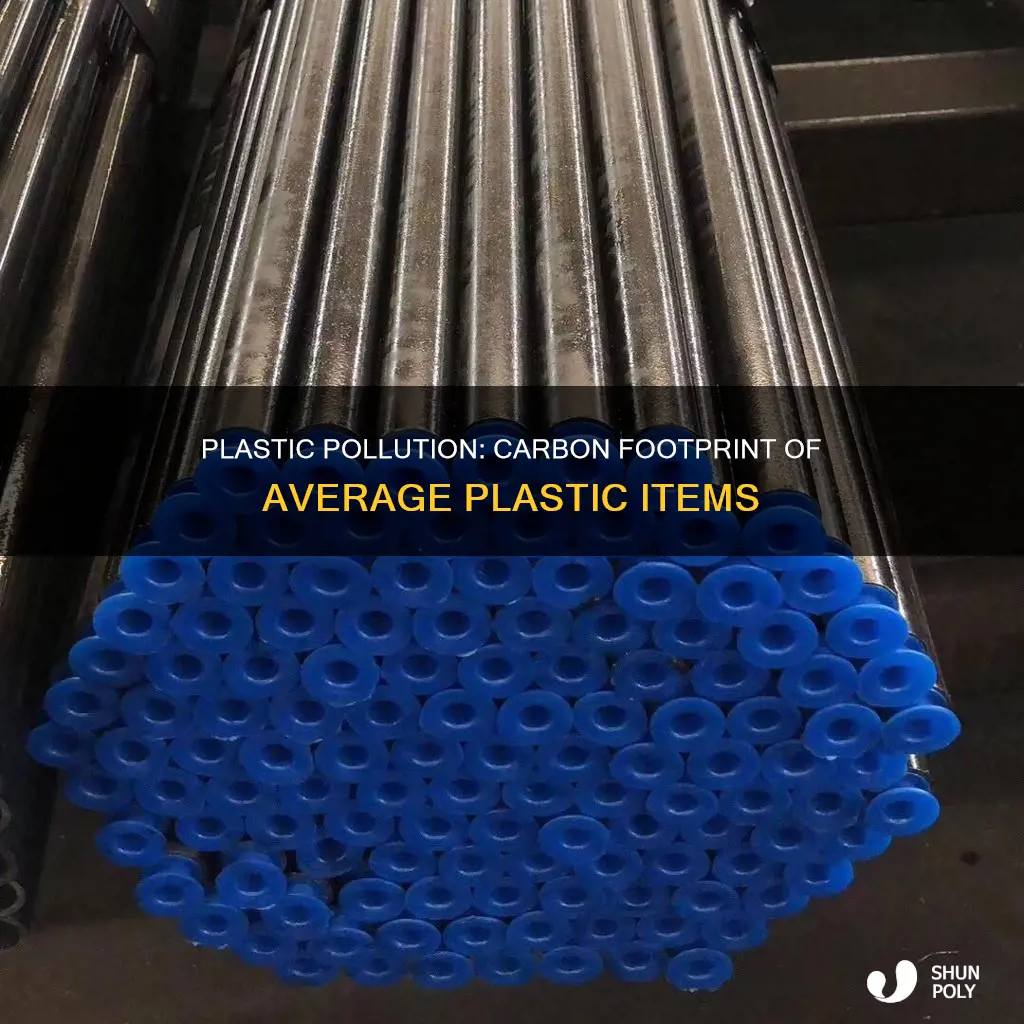 how much carbon is in the averge plastic