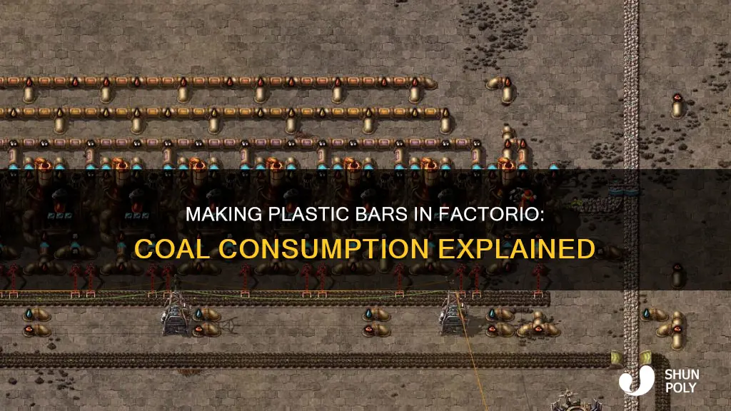 how much coal to make plastic bars factorio