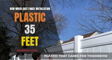 Cost Analysis of Plastic Fence Installation for 35 Feet