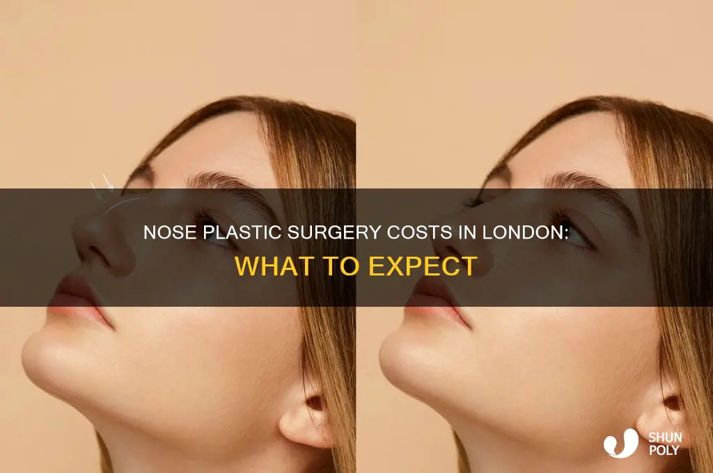 how much cost nose plastic surgery in london