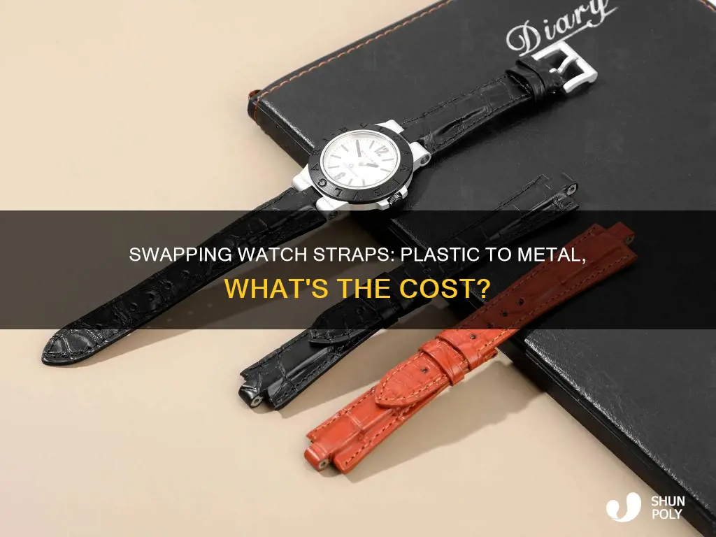 how much cost to swap plastic watch strap to metal