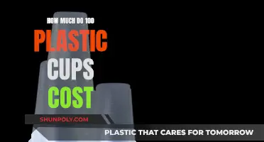 The Cost of 100 Plastic Cups: How Much?