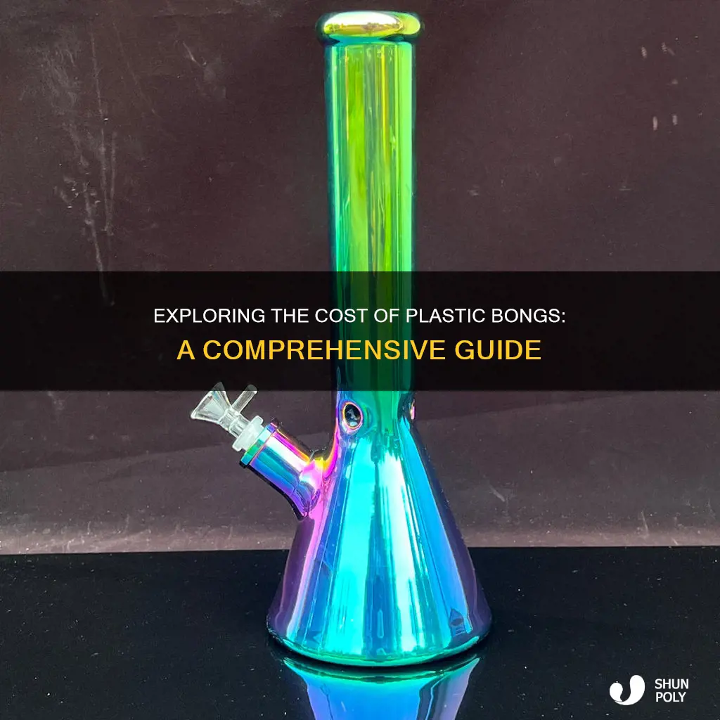 how much do plastic bongs cost