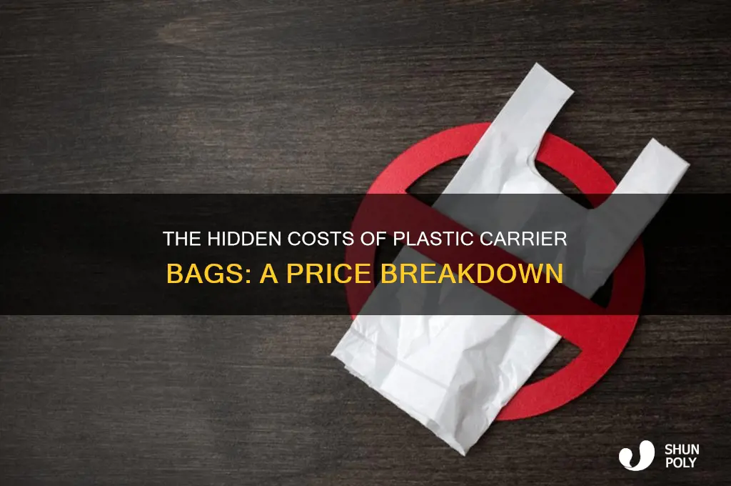 how much do plastic carrier bags cost