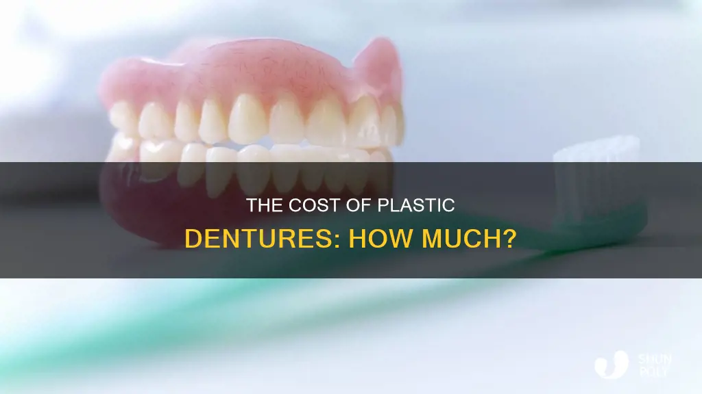 how much do plastic dentures cost