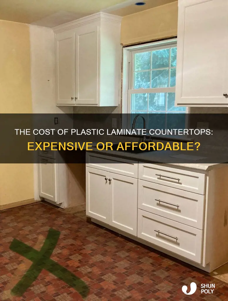 how much do plastic laminate countertops cost