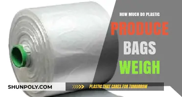Unveiling the Surprising Weight of Plastic Produce Bags: A Detailed Analysis