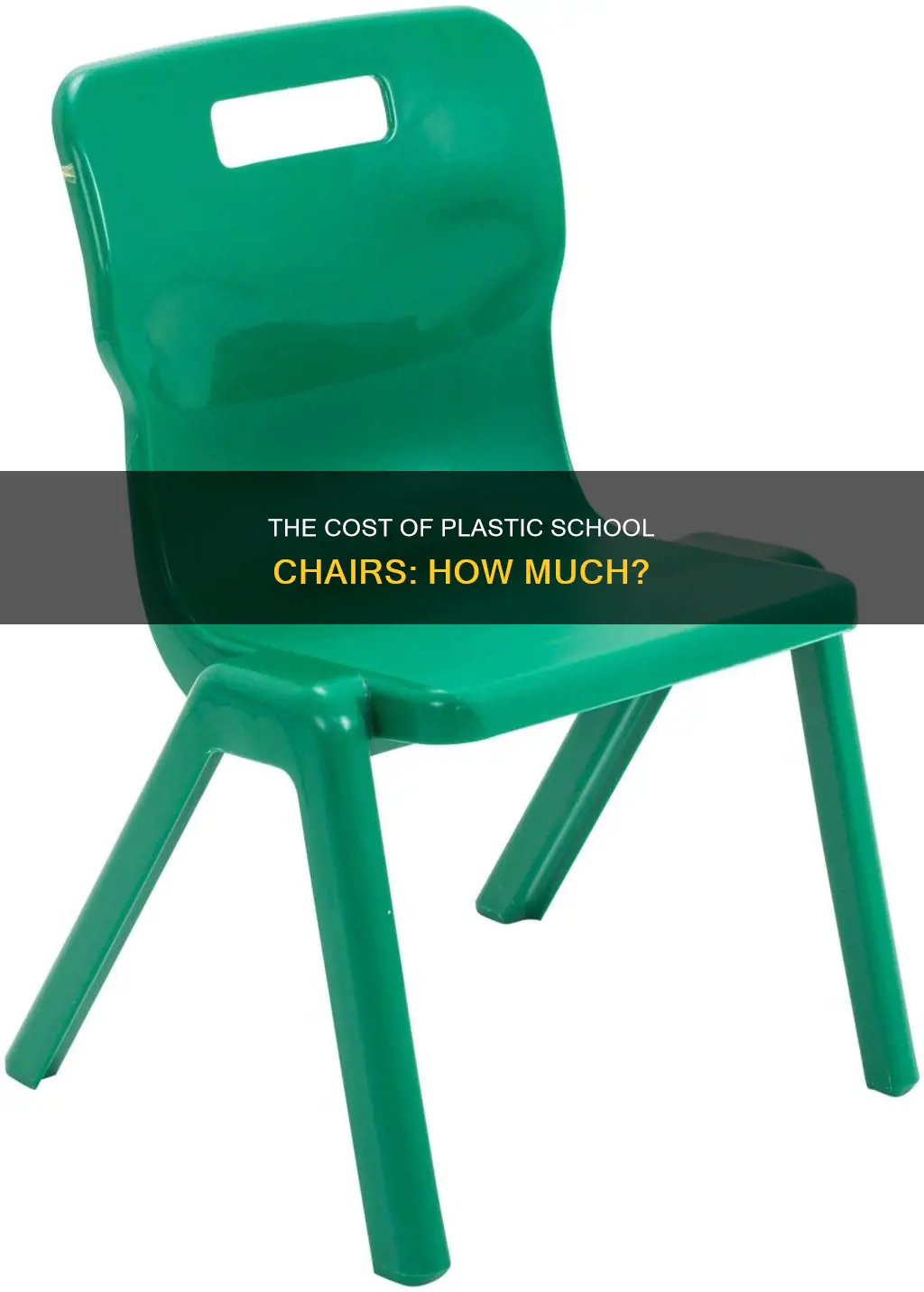 how much do plastic school chairs cost