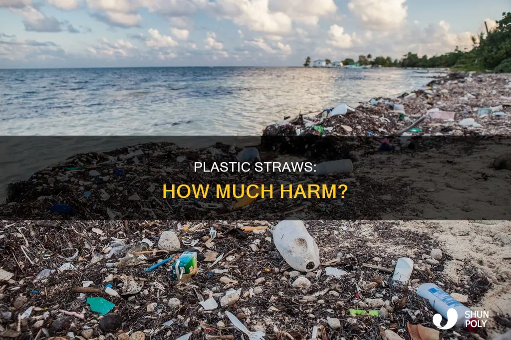 how much do plastic straws contribute to plastic waste