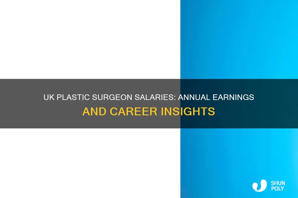 how much do plastic surgeons make a year uk