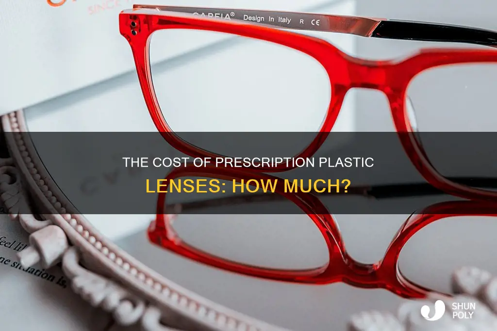 how much do prescription plastic lenses cost