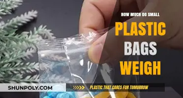 Unveiling the Surprising Weight of Small Plastic Bags: A Detailed Analysis
