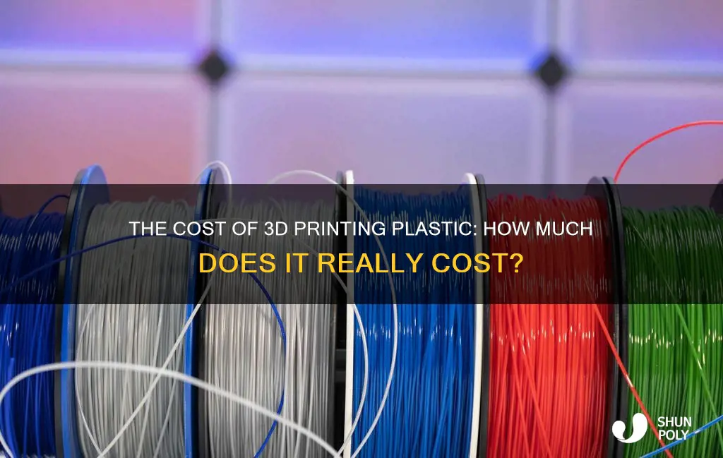 how much does 3d plastic cost