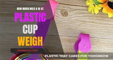 Plastic Cup Weights: 16 Oz Cup Weigh-In