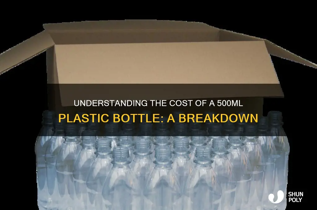 how much does a 500ml plastic bottle cost