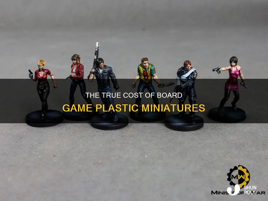 how much does a board game plastic miniture cost