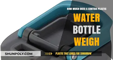 Contigo Plastic Water Bottle Weight: A Comprehensive Guide