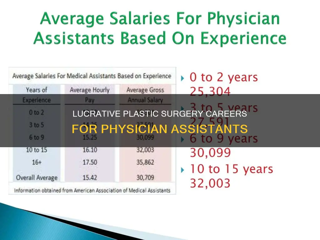 how much does a physician assistant make in plastics