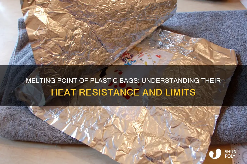 how much does a plastic bag melt down