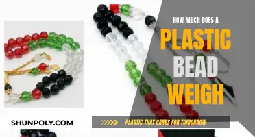 The Weight of Plastic Beads: A Precise Measurement