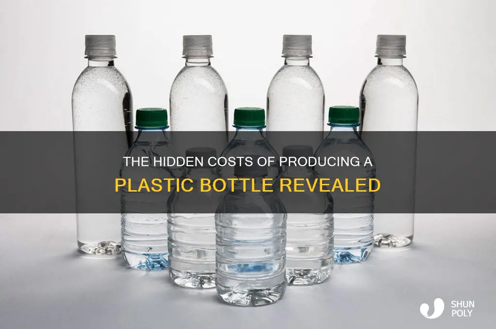 how much does a plastic bottle cost to make